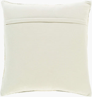 Surya Anika 18"X18" Rustic Elegance Accent Pillow - Durable Cotton Design For Cozy Home Decor Charm Oatmeal Cotton,Cotton Ani003-2020d