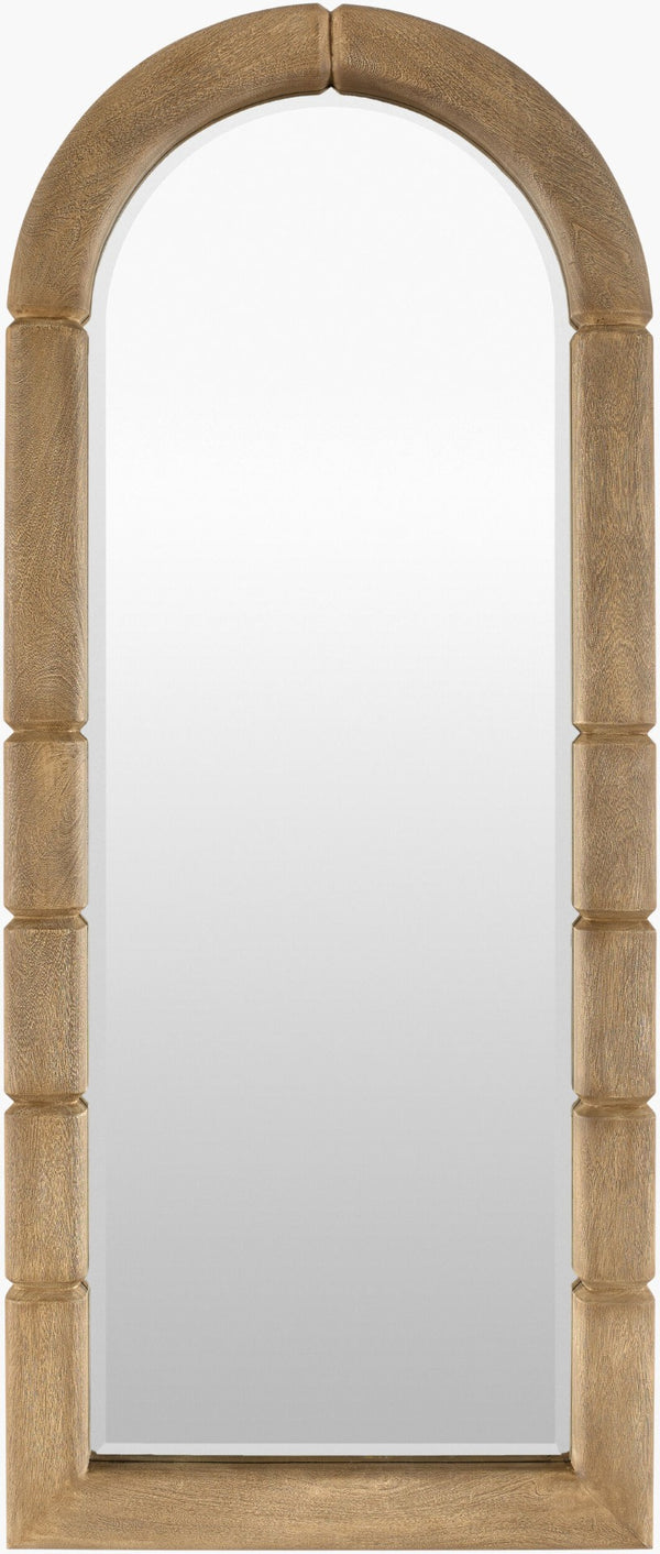 Surya Anise Full Length Leaner Floor Mirror Rustic Farmhouse Frame for Bedroom Entryway ANIS002-3276