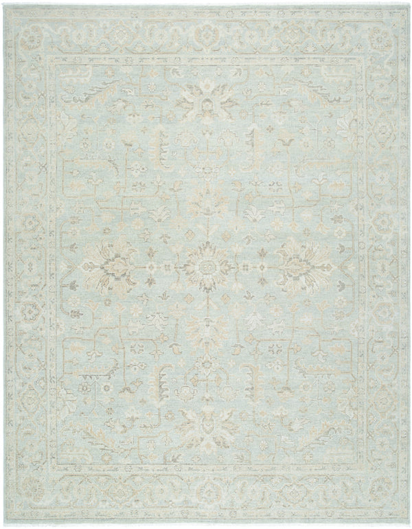 Anelka ANK-2300 9' x 12' Handmade Rug ANK2300-912  Light Silver, Sterling Grey Surya