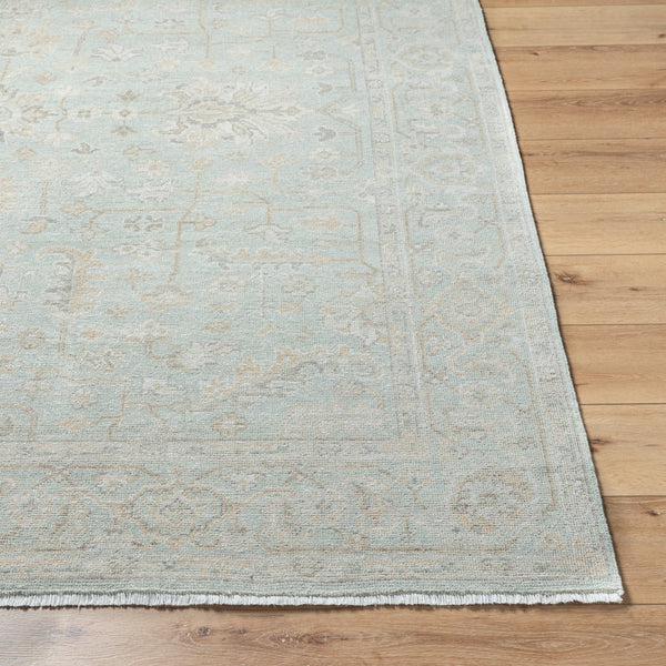 Anelka ANK-2300 9' x 12' Handmade Rug ANK2300-912  Light Silver, Sterling Grey Surya