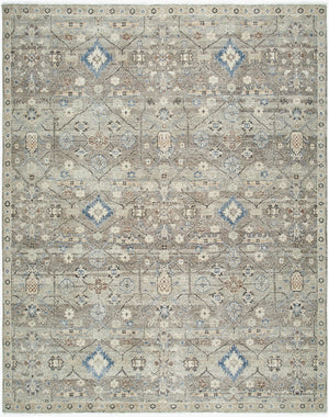 Surya Anelka 2' X 3' Handmade Wool Rug – Elegant, Low Pile Design With Unique Fringe For Cozy Spaces Taupe Wool Ank2302-23
