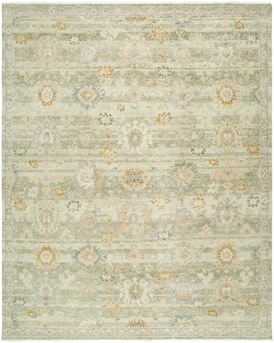 Anelka ANK-2304 9' x 12' Handmade Rug ANK2304-912  Ash, Khaki Surya