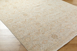Surya Anelka 2' X 3' Handmade Wool Rug – Elegant, Low Pile Design With Unique Fringe For Cozy Spaces Ivory Wool Ank2306-23
