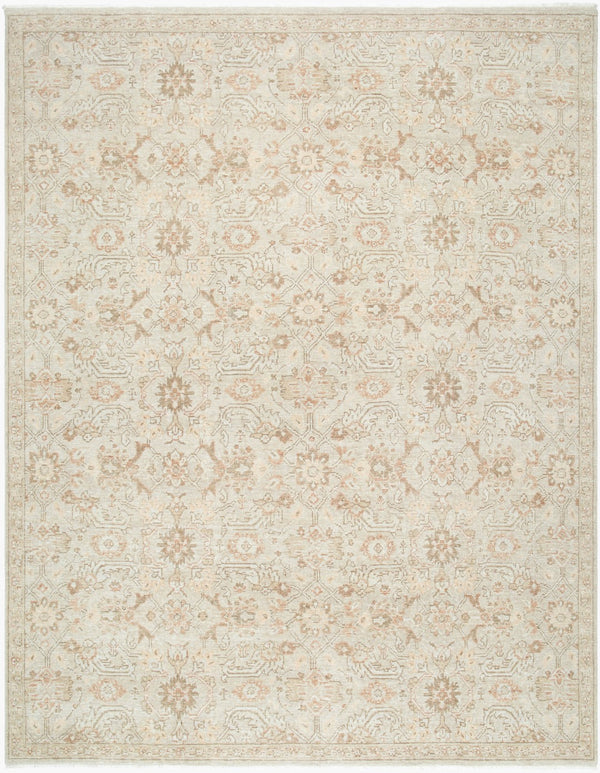 Surya Anelka 2' X 3' Handmade Wool Rug – Elegant, Low Pile Design With Unique Fringe For Cozy Spaces Ivory Wool Ank2306-23