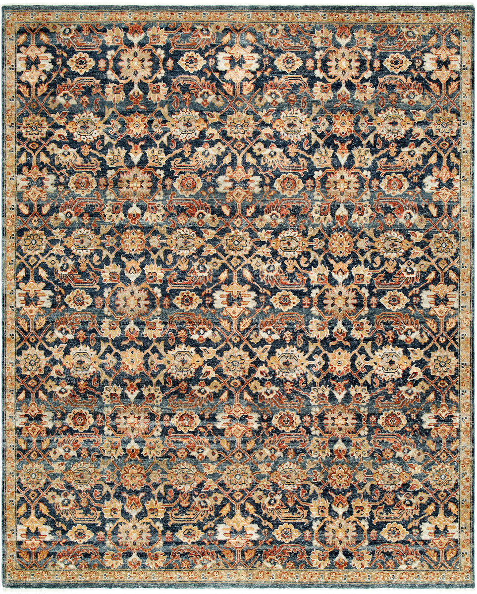 Anelka ANK-2307 9' x 12' Handmade Rug ANK2307-912  Dark Grey, Khaki, Black, Camel, Clay, Brick Surya