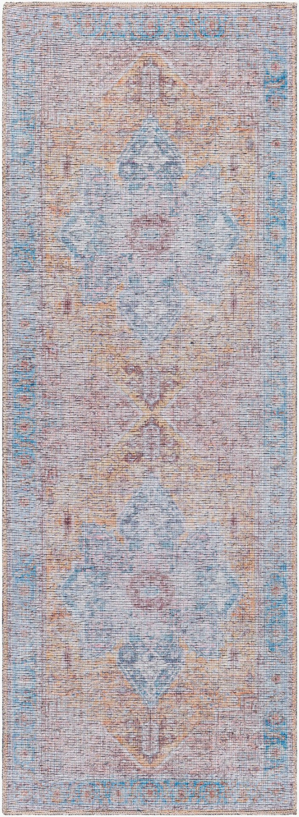 Livabliss Atlanta Flatweave Runner Rug Turkish Pattern Chenille Cotton Blend for Hallways ANL2302-2712