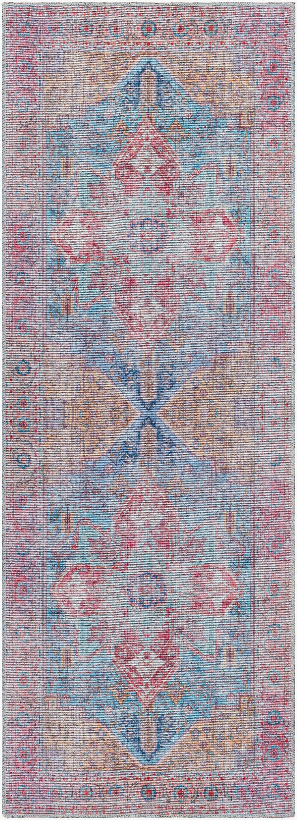 Livabliss Atlanta Traditional Runner Rug Soft Chenille Cotton Blend for Hallways and Entryways ANL2303-2712
