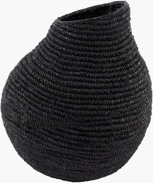 Surya Anouk Handcrafted Indonesian Woven Basket Vase Bohemian Artisan Decor Accent 20"H x 18"W x 18"D ANOU001-201818