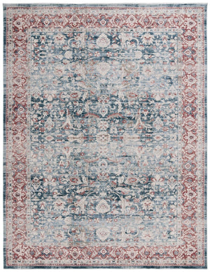 Safavieh Antique Patina 640 ANP640 Power Loomed Traditional Rug Blue / Rust ANP640M-9