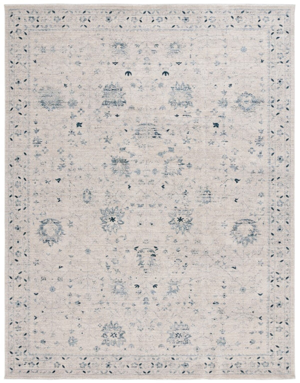 Safavieh Antique Patina 656 ANP656 Power Loomed Traditional Rug Ivory / Blue ANP656A-9