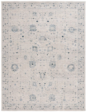 Safavieh Antique Patina 656 ANP656 Power Loomed Traditional Rug Ivory / Blue ANP656A-9