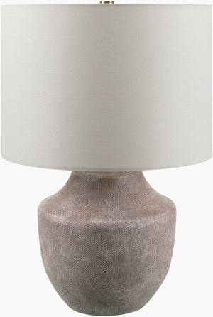 Livabliss Cordova Resin Table Lamp with Linen Shade Warm Ambient Glow for Bedroom or Entryway ANT-002