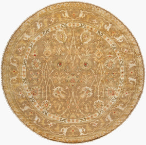 Surya Antolya Handmade 2' X 3' Luxurious New Zealand Wool Rug – Timeless Quality & Cozy Comfort Tan Nz Wool Ant9708-8rd