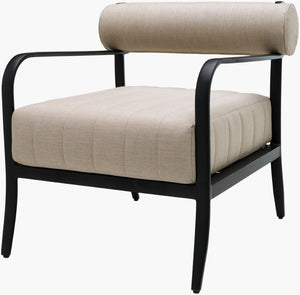 Surya Antibes Barrel Accent Chair Acrylic Upholstery Aluminum Base Indoor Outdoor Use ANTE001-313328