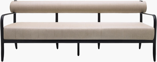 Surya Antibes Three Seat Outdoor Sofa with Aluminum Frame and Uv Resistant Acrylic Cushions ANTE004-313381