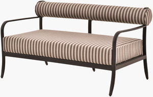 Surya Antibes Outdoor Loveseat Aluminum Frame Acrylic Upholstery Patio Two Seat Sofa ANTE008-313357
