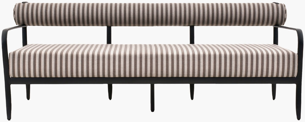 Surya Antibes Outdoor Three Seat Sofa with Uv Resistant Acrylic and Aluminum Frame for Patios ANTE009-313381