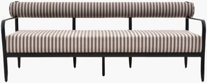 Surya Antibes Outdoor Three Seat Sofa with Uv Resistant Acrylic and Aluminum Frame for Patios ANTE009-313381