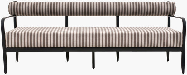Surya Antibes Outdoor Three Seat Sofa with Uv Resistant Acrylic and Aluminum Frame for Patios ANTE009-313381