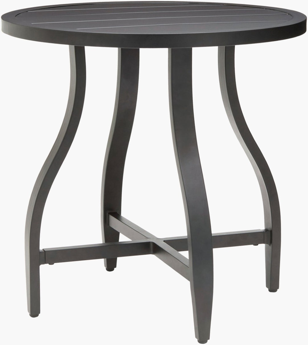 Surya Antibes Cast Aluminum Outdoor End Table Rust Resistant Square Patio Accent ANTE012-222323