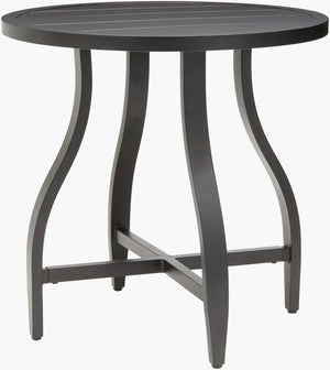 Surya Antibes Cast Aluminum Outdoor End Table Rust Resistant Square Patio Accent ANTE012-222323