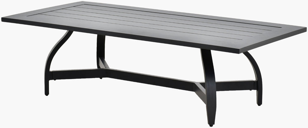 Surya Antibes Cast Aluminum Rectangular Coffee Table Weather Resistant Outdoor Patio Modern ANTE013-172960