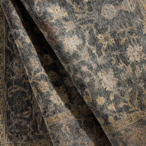 Anatolia ANY-2303 8' x 10' Handmade Rug ANY2303-810  Black, Olive, Tan, Mauve Surya