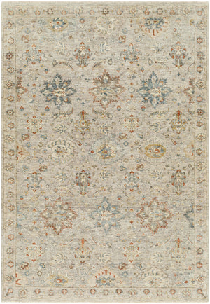 Anatolia ANY-2305 6' x 9' Handmade Rug ANY2305-69  Dark Blue, Rust, Taupe, Dark Brown, Charcoal, Light Beige Surya