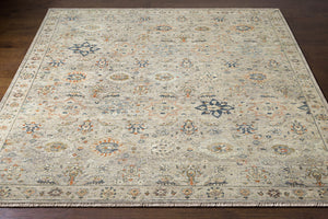 Anatolia ANY-2305 8' x 10' Handmade Rug ANY2305-810  Dark Blue, Rust, Taupe, Dark Brown, Charcoal, Light Beige Surya