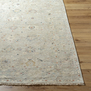 Anatolia ANY-2306 8' x 10' Handmade Rug ANY2306-810  Dark Blue, Ice Blue, Rust, Taupe, Charcoal, Light Sage Surya