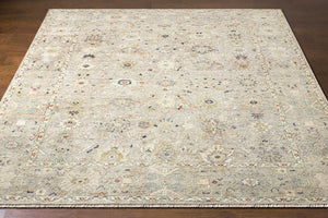 Anatolia ANY-2306 8' x 10' Handmade Rug ANY2306-810  Dark Blue, Ice Blue, Rust, Taupe, Charcoal, Light Sage Surya