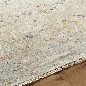 Anatolia ANY-2306 8' x 10' Handmade Rug ANY2306-810  Dark Blue, Ice Blue, Rust, Taupe, Charcoal, Light Sage Surya