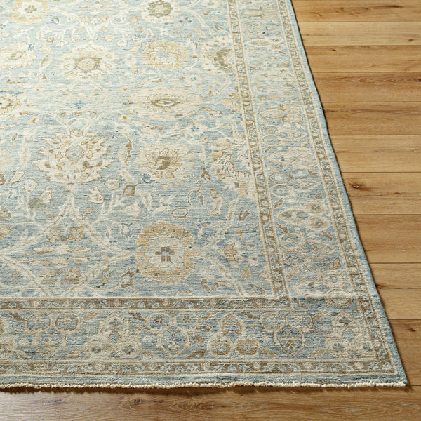 Anatolia ANY-2307 8' x 10' Handmade Rug ANY2307-810  Light Sage, Dark Brown, Light Olive, Light Beige Surya