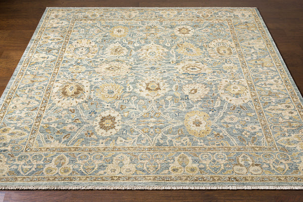 Anatolia ANY-2307 8' x 10' Handmade Rug ANY2307-810  Light Sage, Dark Brown, Light Olive, Light Beige Surya