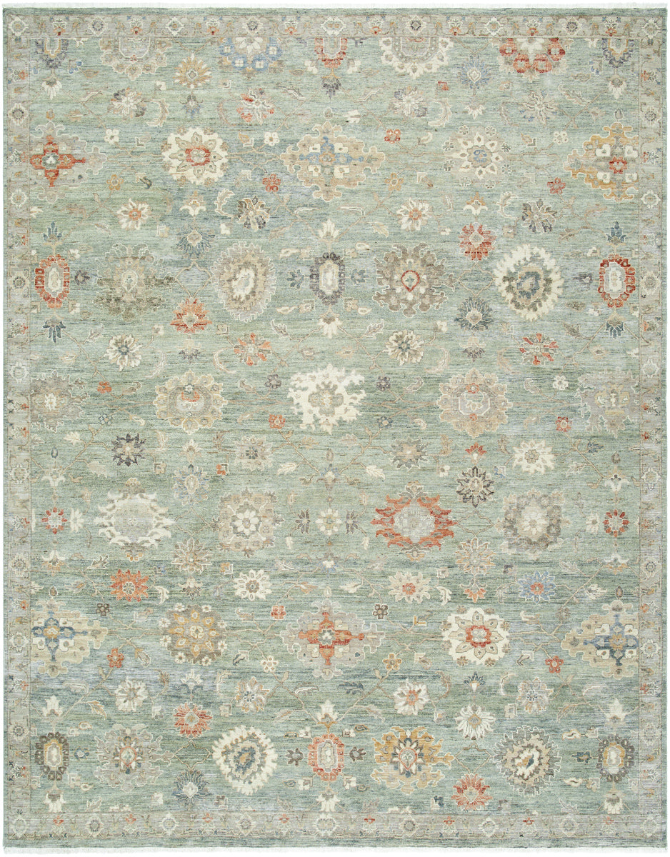 Anatolia ANY-2313 9' x 12' Handmade Rug ANY2313-912  Ash, Sage Surya