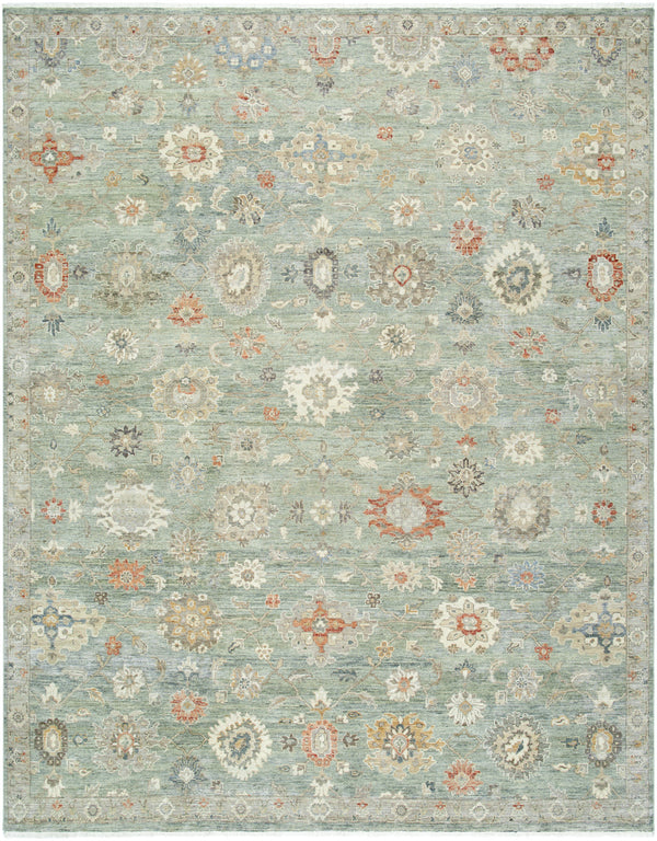 Anatolia ANY-2313 9' x 12' Handmade Rug ANY2313-912  Ash, Sage Surya