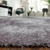 Feizy Rugs Indochine Plush Hand-tufted Polyester Shag Rug - Luxurious High Pile For Contemporary Spaces Purple Polyester 4944550fsmyamse04