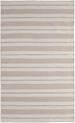 Feizy Rugs Duprine Eco-friendly Hand-woven Indoor Rug - Stylish Nautical Design With Classic Pin Stripes Ivory,Taupe Pet,Polyester 7220560fmsh000c00