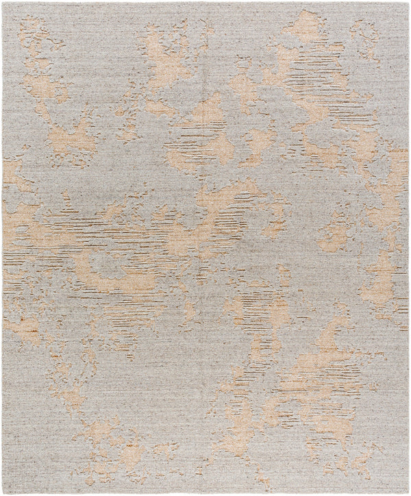 Arbora AOB-2302 9' x 12' Handmade Rug AOB2302-912  Warm Grey, Ash, Sage, Light Silver Surya