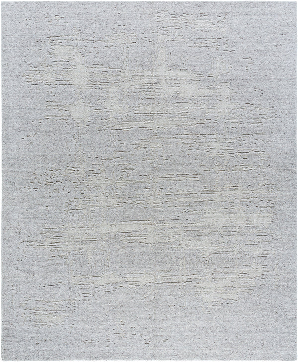 Arbora AOB-2303 9' x 12' Handmade Rug AOB2303-912  Slate, Sterling Grey, Metallic - Silver, Light Silver Surya