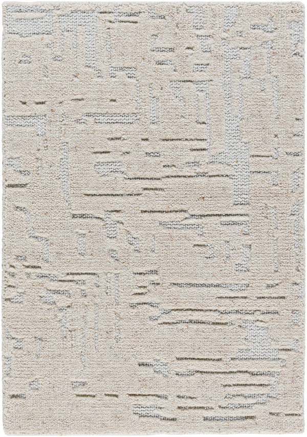 Arbora AOB-2304 9' x 12' Handmade Rug AOB2304-912  Slate, Light Silver, Warm Grey, Metallic - Silver Surya