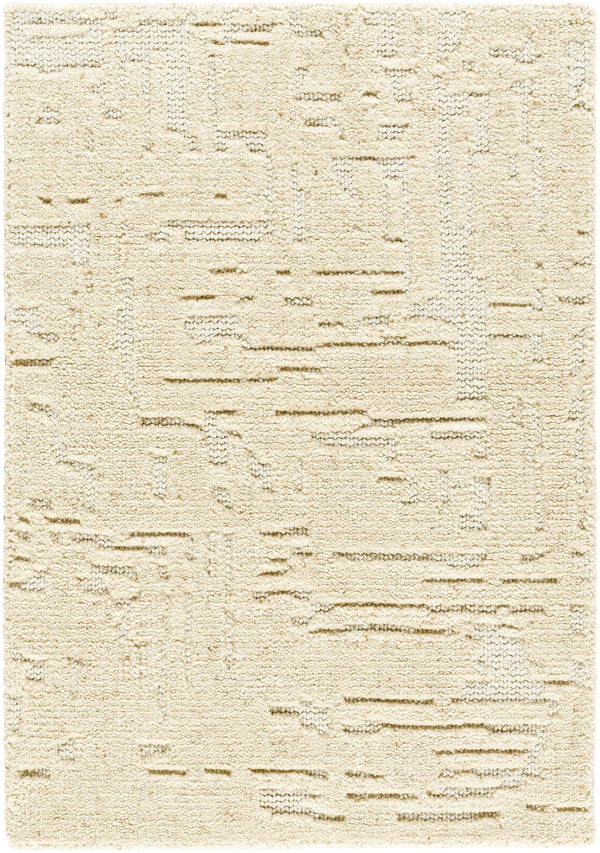 Surya Arbora Handmade 10' X 14' Luxurious Wool & Rayon Rug - Elegant Comfort For Your Home Décor Beige Wool,Rayon Aob2304-23