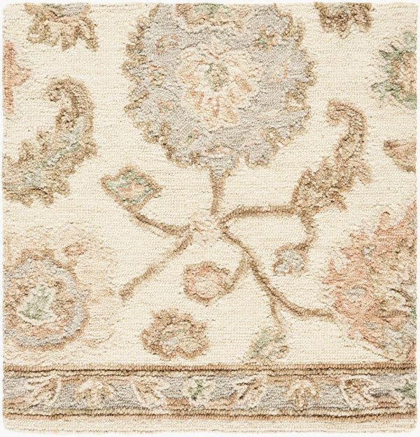 Livabliss Arnold Hand Tufted Wool Accent Rug Traditional Pattern Plush Pile Entryway Bedside White, Light Be 9' x 12' AOD2301-912