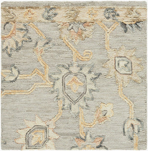 Livabliss Arnold Hand Tufted Wool Area Rug Traditional Design for Living Room and Dining Pewter, Ivory 10' x 14' AOD2303-1014