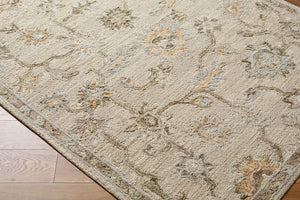 Livabliss Arnold Artisan Hand Tufted Wool Accent Rug Traditional Pattern for Bedroom Bath Kitchen Cream, Tan 2' x 3' AOD2305-23