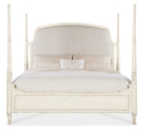 Americana King Upholstered Poster Bed 7050-90666-02 Beige Americana Collection 7050-90666-02 Hooker Furniture