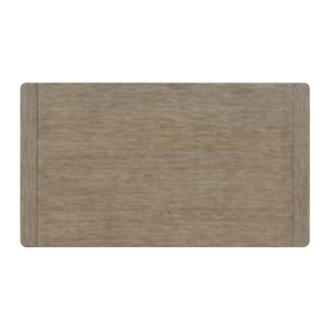 A.R.T. Furniture Reforma Trestle Dining Table - Extendable 84-128" Plank Surface, Rustic Oak Finish, Seats 8 Comfortably Brown Parawood Solids,Random Match Flaky Oak Veneers 324238-2358