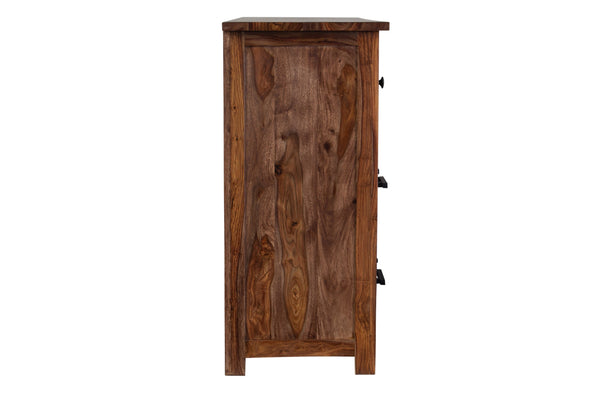 Porter Designs Kalispell Solid Sheesham Wood Dresser - Artisan Craftsmanship With Timeless Appeal Brown Wood 04-196-01-2439