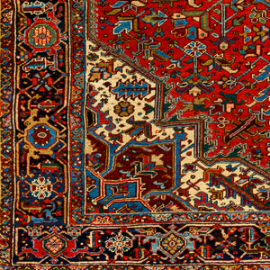 Antique One of a Kind AOOAK-1003 8'5" x 11' Handmade Rug AOOAK1003-8511  Mocha, Dark Grey, Copper, Garnet, Bronze, Taupe, Chocolate, Sage Surya