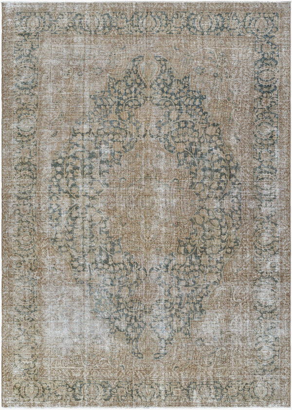 Surya Antique 7'5" X 10'10" Handcrafted Turkish Wool Rug - Unique, Durable, Perfect For Traditional Homes! Taupe Wool Aooak1026-75101
